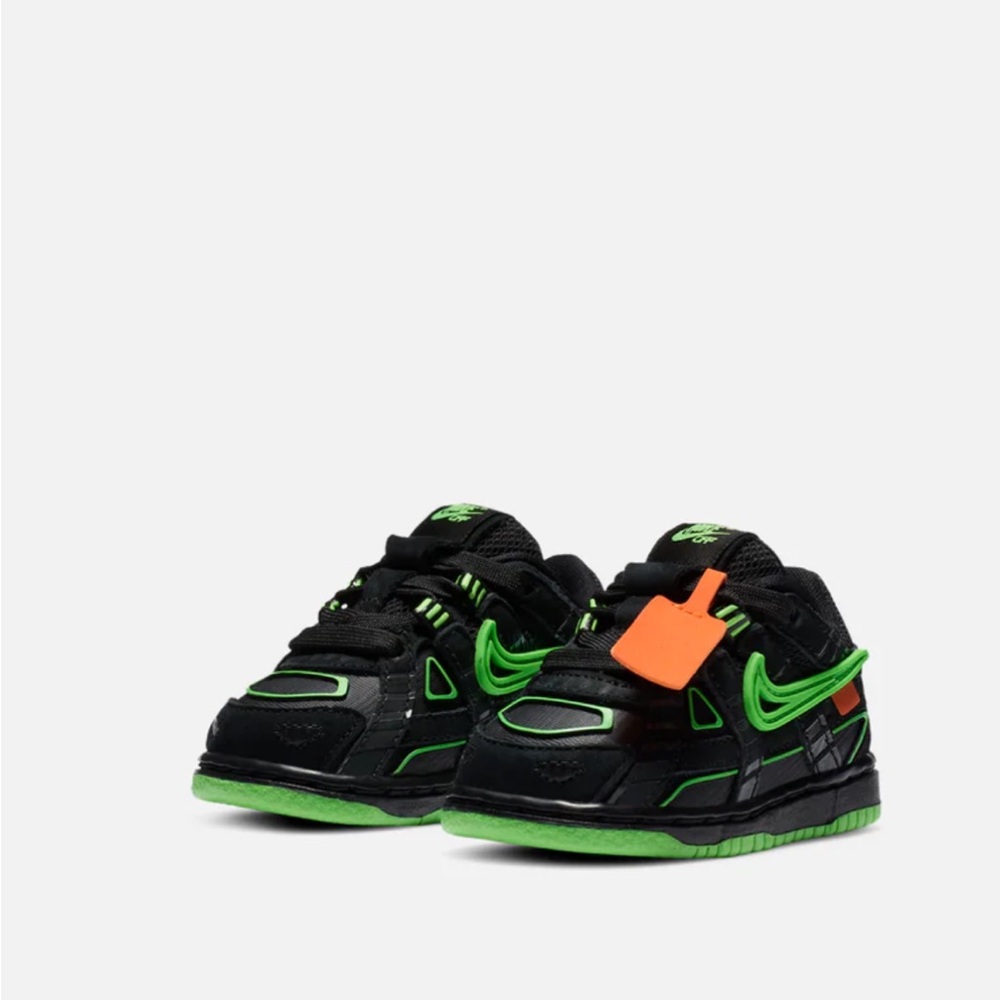 Off-white Rubber dunks  Kids td 5c New - Picture 6 of 9